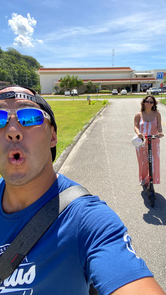 Agana Guam Mural Tour on SCOOTERS!