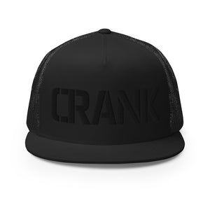 CRANK Black on Black Trucker Hat