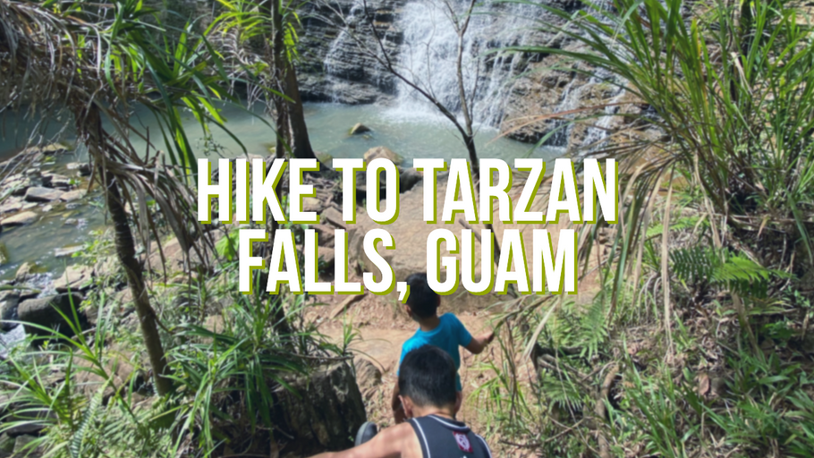 Hike to Tarzan Falls Guam w/ the kiddos!