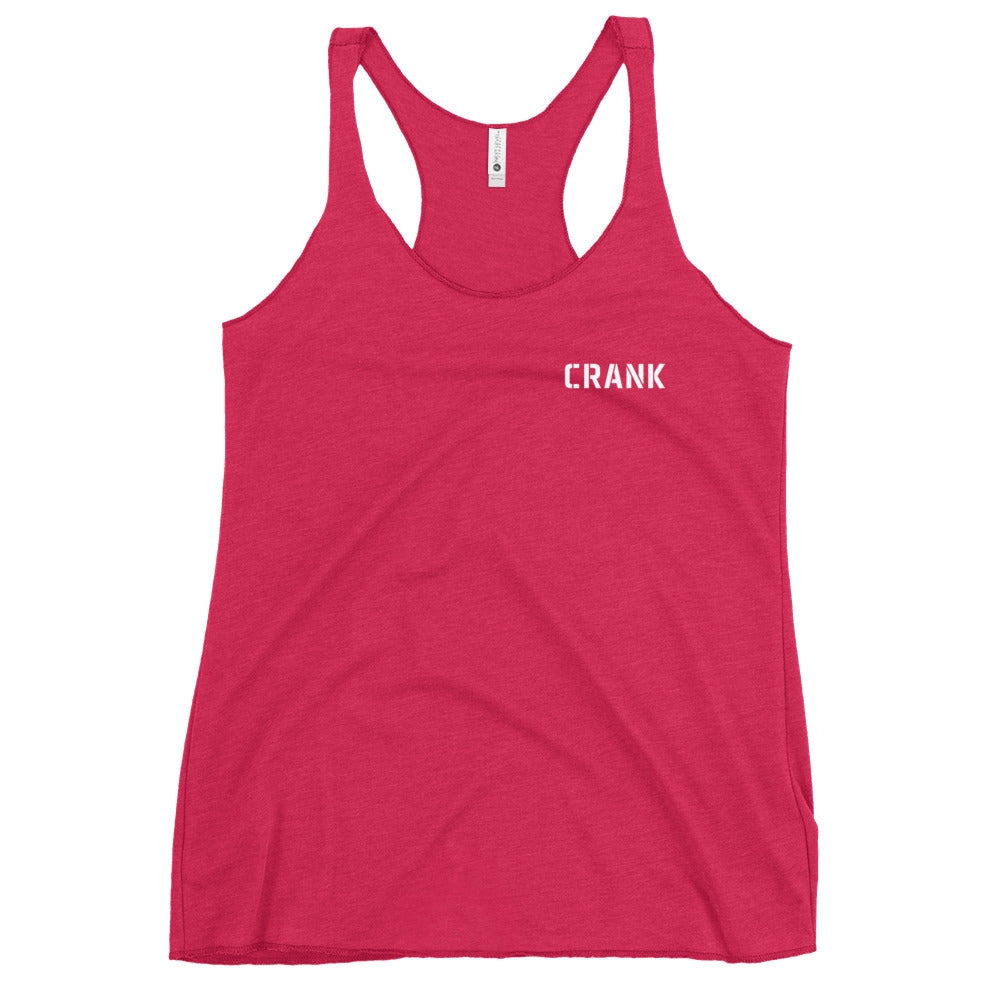 CRANK Women's Racerback Tank - Vintage Shocking Pink – Frank