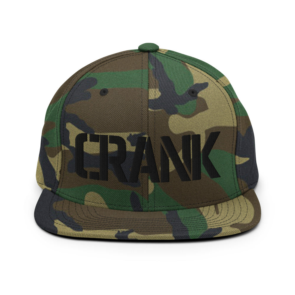 CRANK Snapback Hat - CAMO