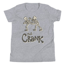 Load image into Gallery viewer, CRANK Bones Youth Short Sleeve T-Shirt - White, Gray, &amp; Black