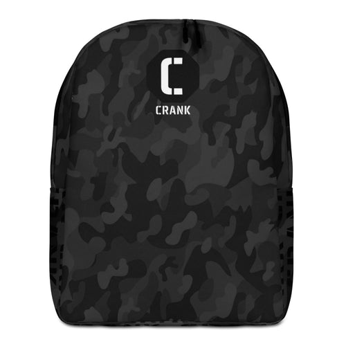 CRANK Black Camo Minimalist Backpack