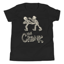 Load image into Gallery viewer, CRANK Bones Youth Short Sleeve T-Shirt - White, Gray, &amp; Black