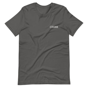 CRANK Embroidered T-Shirt - Asphalt Grey